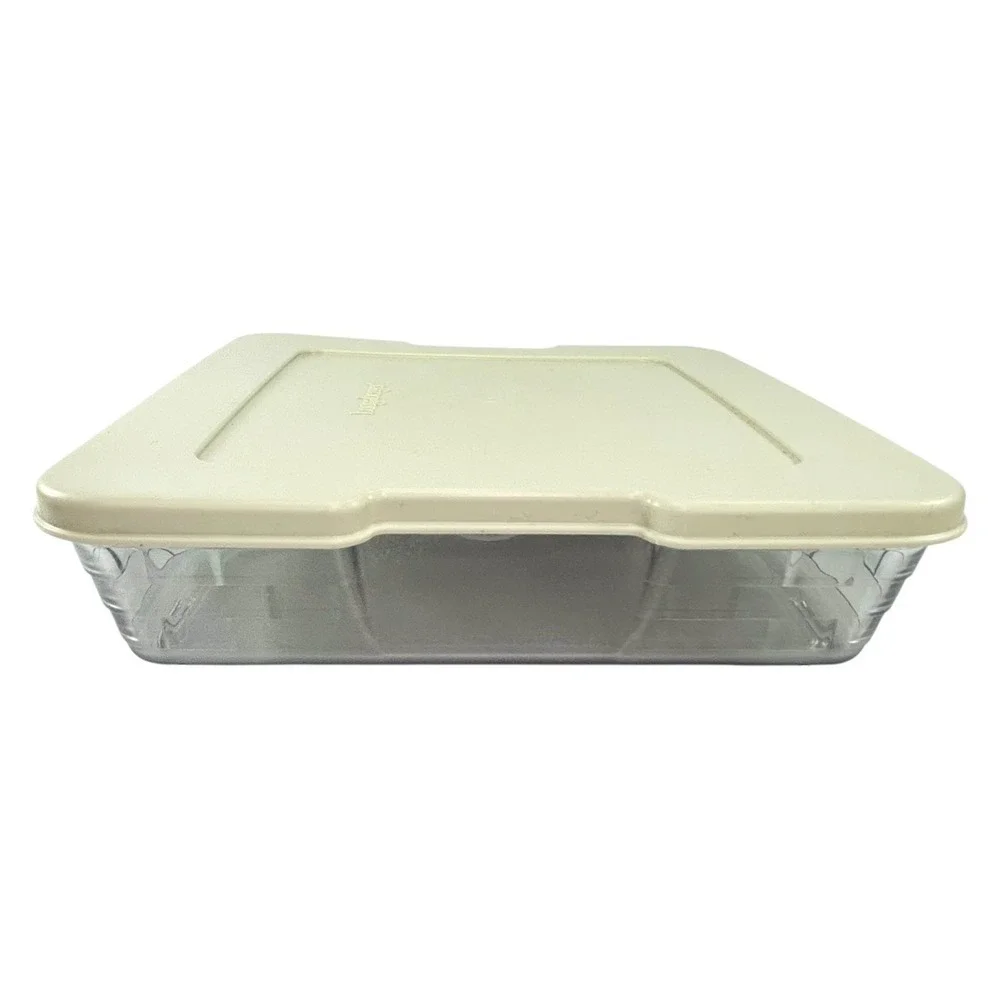 Longaberger 8x8 Serving Solution Hard Plastic Protector With‎ Lid